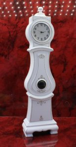 (image for) Mora longcase working clock -White