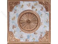 (image for) Dollhouse Scale Model Copper Square Ceiling With Angel