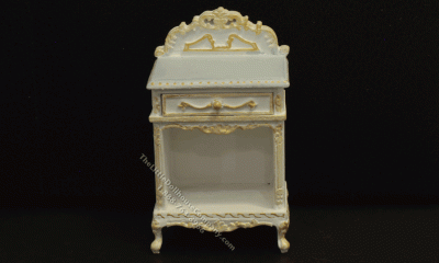 (image for) Miniature Handcrafted Nightstand for Dollhouses