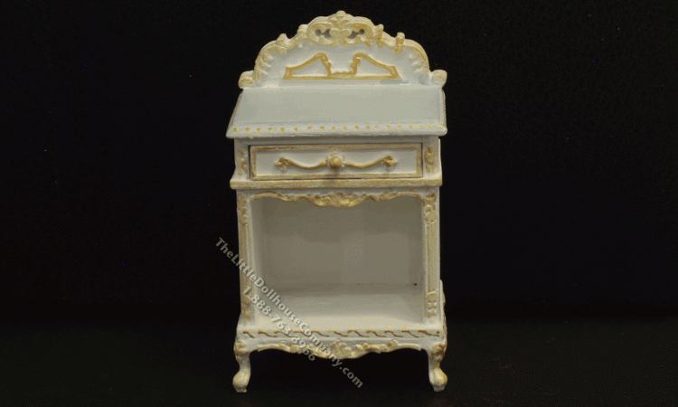 (image for) Miniature Handcrafted Nightstand for Dollhouses