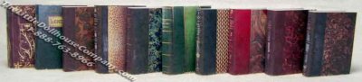 (image for) Miniature Reproduction Antique Books for Dollhouses