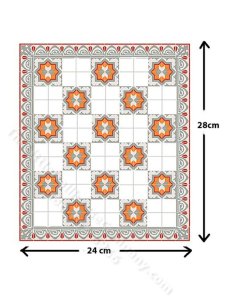 (image for) Dollhouse Scale Model Floor Tile Kit
