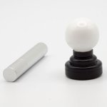 Miniature Battery Operated White Globe Lamp Wanded (image for) Miniature Battery Operated White Globe Lamp Wanded