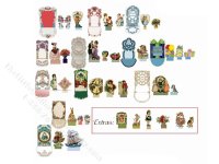 (image for) Miniature Holiday Greeting Cards Kit for Dollhouses