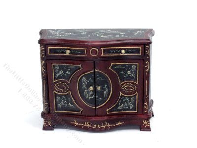 (image for) Miniature Chinoiserie Sideboard for Dollhouses