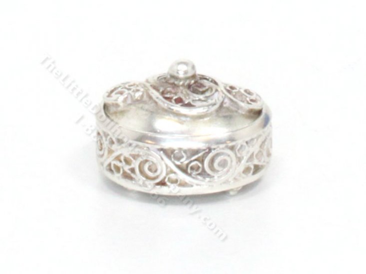 (image for) Miniature Silver Victorian Jewellery Box by Vladimir Matusovsky