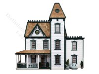 (image for) Vintage Assembled Apple Blossom with 2 Storey Addition
