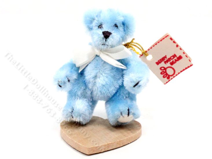 (image for) Miniature Blue Bear for Dollhouses