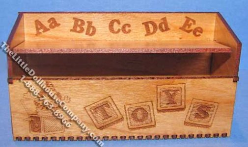 (image for) Miniature Toy Box Kit for Dollhouses
