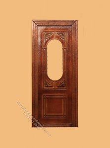 (image for) Miniature Hanover Single Door, Walnut