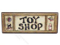 (image for) Miniature "Toy Shop" Sign for Dollhouses