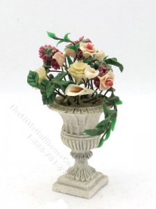 (image for) Miniature Handcrafted Flower Urn