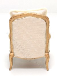 (image for) Miniature Louis XV Gold Diamond Armchair by Judith Blondell