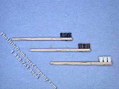 (image for) Miniature Wooden Toothbrush for Dollhouses (1 per pack)