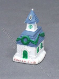 (image for) Miniature Christmas Church for Dollhouses