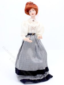 (image for) Porcelain Doll in Edwardian School Mistress