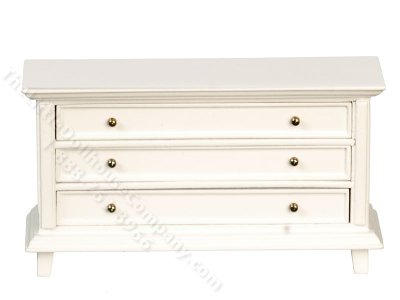 (image for) Miniature Country Dresser for Dollhouses - White
