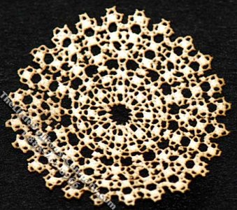 (image for) Miniature Multi-Scale Laser Cut Round Doily for Dollhouses