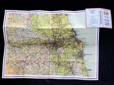 (image for) Miniature Map of Newcastle upon Tyne for Dollhouses