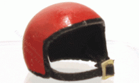 (image for) Miniature Half-Scale Red Motorcycle Helmet by Judith Blondell