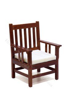 (image for) Miniature Arts and Crafts Chair for Dollhouses