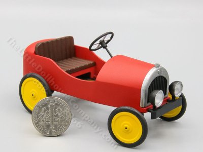 (image for) Miniature Red Kid's Pedal Car by Pierluigi