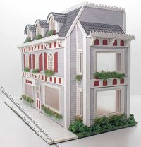 (image for) 1:48 Scale Assembled Victorian Store Front Dollhouse