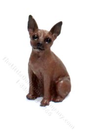 (image for) Miniature Brown Min Pin for Dollhouses