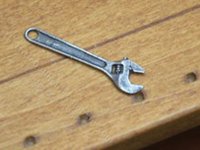 (image for) Dollhouse Scale Model Adjustable Wrench