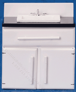 (image for) Miniature Sink with Black Counter Top