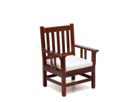 (image for) Miniature Arts and Crafts Chair for Dollhouses