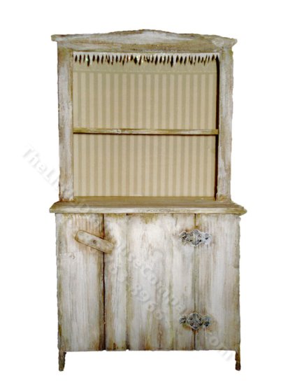 (image for) Miniature Altered Christmas Cabinet Kit
