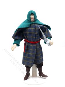 (image for) Miniature Handcrafted Vintage Medieval Rogue Doll