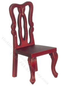 (image for) Miniature Side Chair for Dollhouses, Mahogany