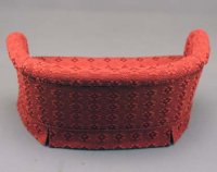 (image for) Dollhouse Miniature Sofa by Judith Blondell