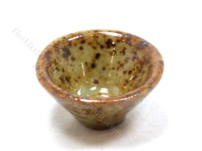 (image for) Miniature Speckled Stoneware Bowl for Dollhouses