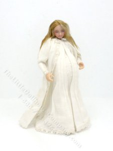 (image for) Vintage Pregnant Woman Doll by Delores Coles
