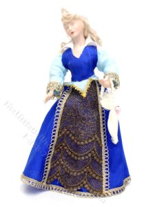 (image for) Miniature Sleeping Beauty Doll for Dollhouses