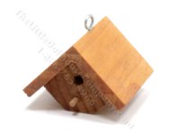 (image for) Miniature Handmade Wooden Birdhouse