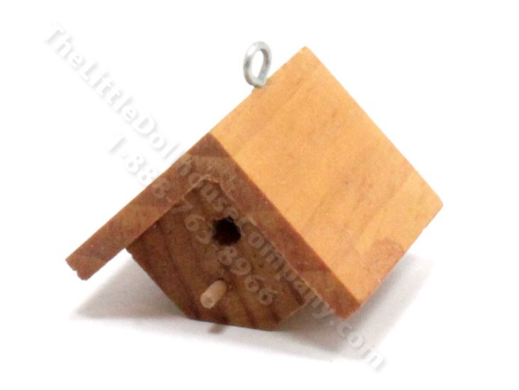 (image for) Miniature Handmade Wooden Birdhouse