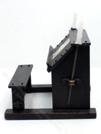 (image for) Miniature Medieval Scribe's Desk w/ Manuscript for Dollhouses
