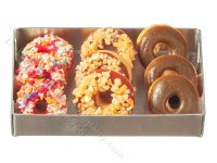 (image for) Miniature Donuts on a Tray for Dollhouses