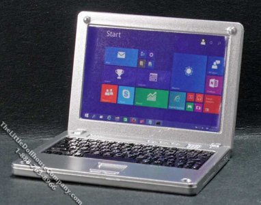 (image for) Miniature Laptop Computer for Dollhouses