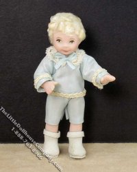 (image for) Blond Haired Boy Wearing Victorian Clothing by Patsy Thomas