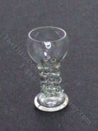 (image for) Miniature Sky Blue-Stemmed Wine Goblet by Gerd Felka