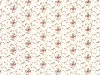 (image for) Dollhouse Scale Model Wallpaper - Rose Floral