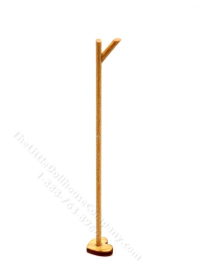 (image for) Dollhouse Miniature Hall Stand/Coat Rack with Heart Shaped Base