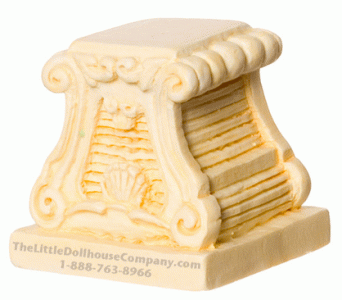 (image for) Miniature Ivory Base for Dollhouses