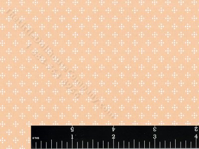 (image for) Peach and Diamonds Miniature Wallpaper for Dollhouses