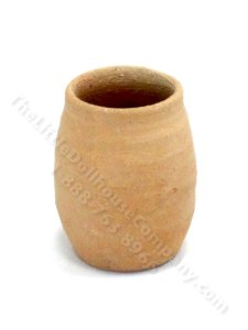 (image for) Miniature Large Clay Vase for Dollhouses